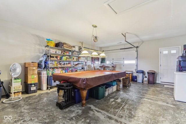 garage featuring washer / clothes dryer