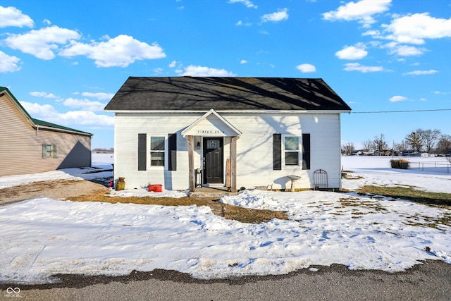 view of front of home