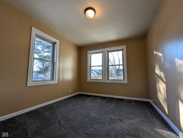 spare room with carpet flooring