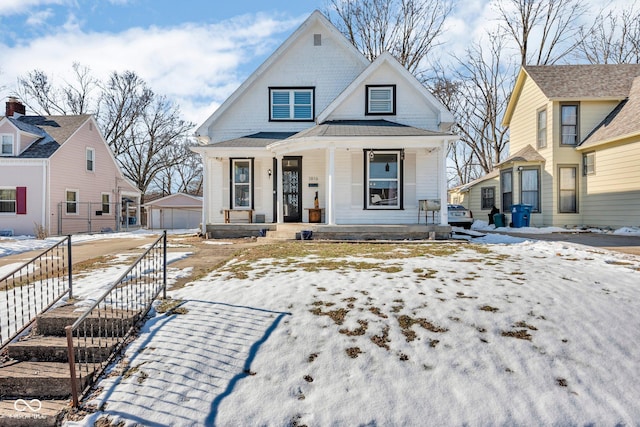 view of front of house featuring a porch