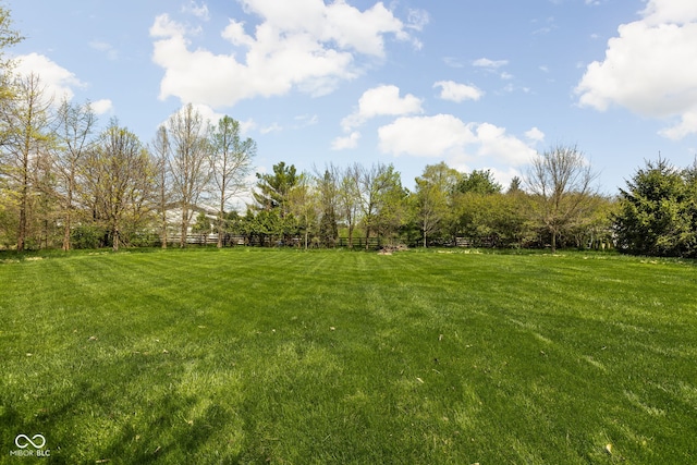 8552 E 550 S, Zionsville, IN 46077 - view of yard featuring a view of countryside