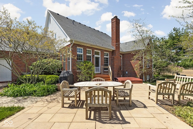 8552 E 550 S, Zionsville, IN 46077 - view of patio featuring outdoor dining space and area for grilling