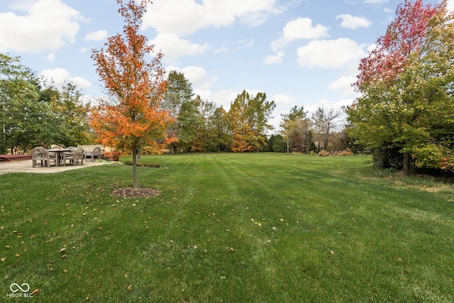 8552 E 550 S, Zionsville, IN 46077 - view of green lawn featuring a patio area