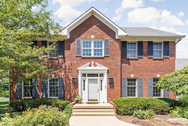 8552 E 550 S, Zionsville, IN 46077 - colonial home featuring brick siding