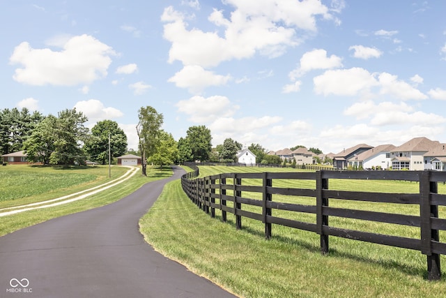 8552 E 550 S, Zionsville, IN 46077 - view of asphalt driveway featuring a residential view