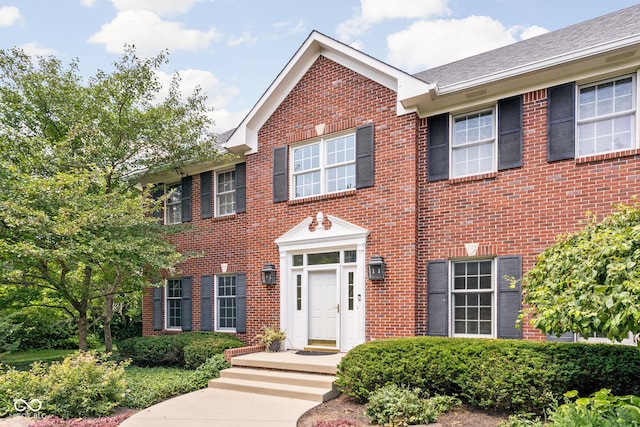8552 E 550 S, Zionsville, IN 46077 - colonial home featuring brick siding and roof with shingles