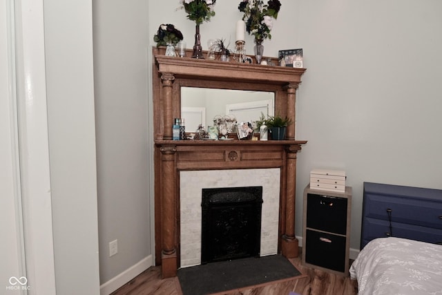 1719 Fletcher Ave, Indianapolis, IN 46203 - bedroom featuring hardwood / wood-style floors