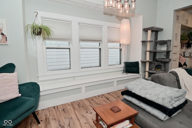 1719 Fletcher Ave, Indianapolis, IN 46203 - sitting room featuring wood-type flooring