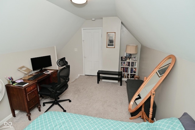 1719 Fletcher Ave, Indianapolis, IN 46203 - carpeted office featuring vaulted ceiling