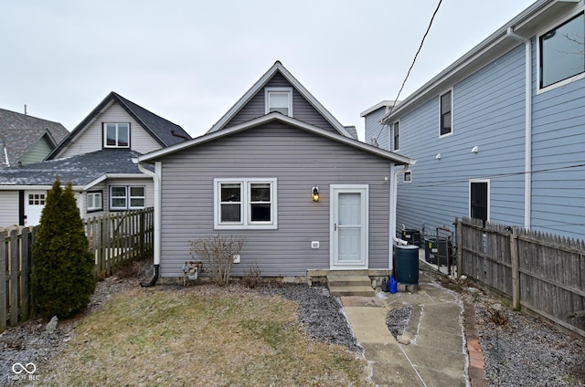 1719 Fletcher Ave, Indianapolis, IN 46203 - rear view of house with a yard