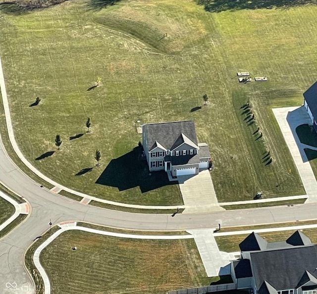 drone / aerial view featuring a rural view