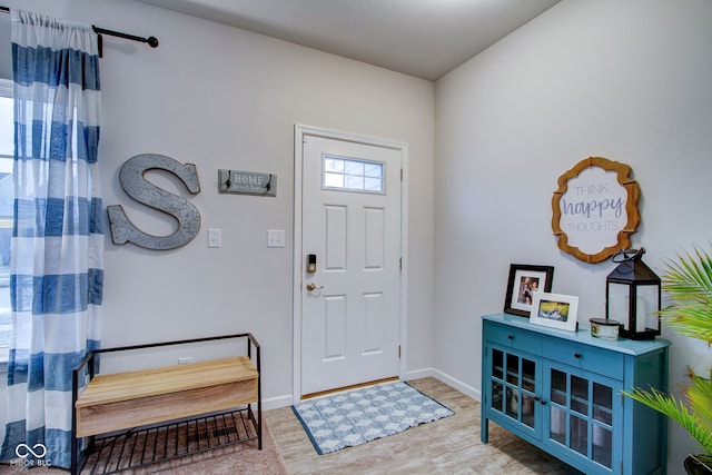 view of entrance foyer