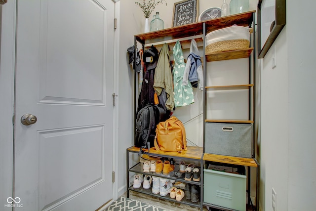 view of mudroom