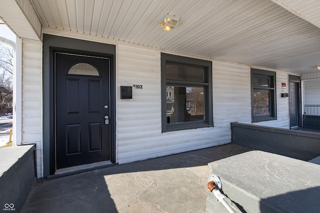 view of entrance to property