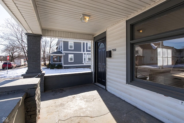 view of patio / terrace featuring a porch