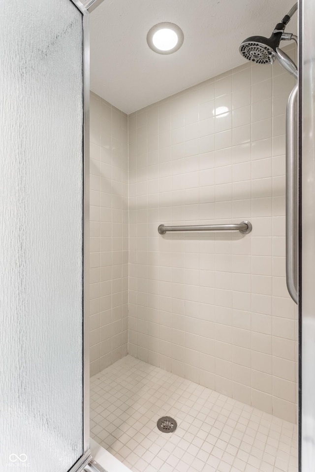 bathroom with an enclosed shower