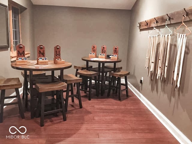 dining room featuring hardwood / wood-style floors