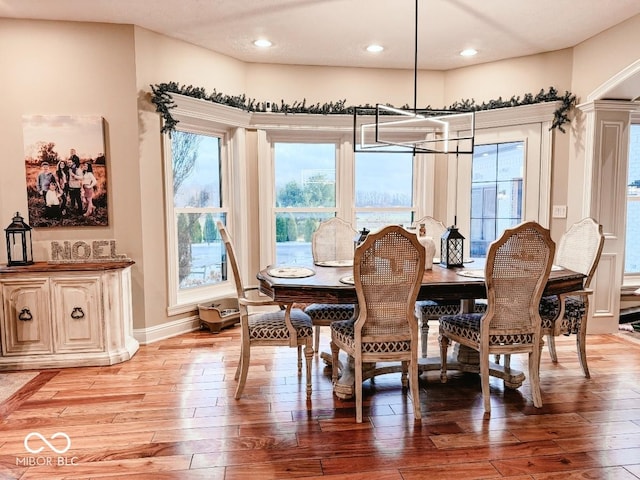 view of dining area