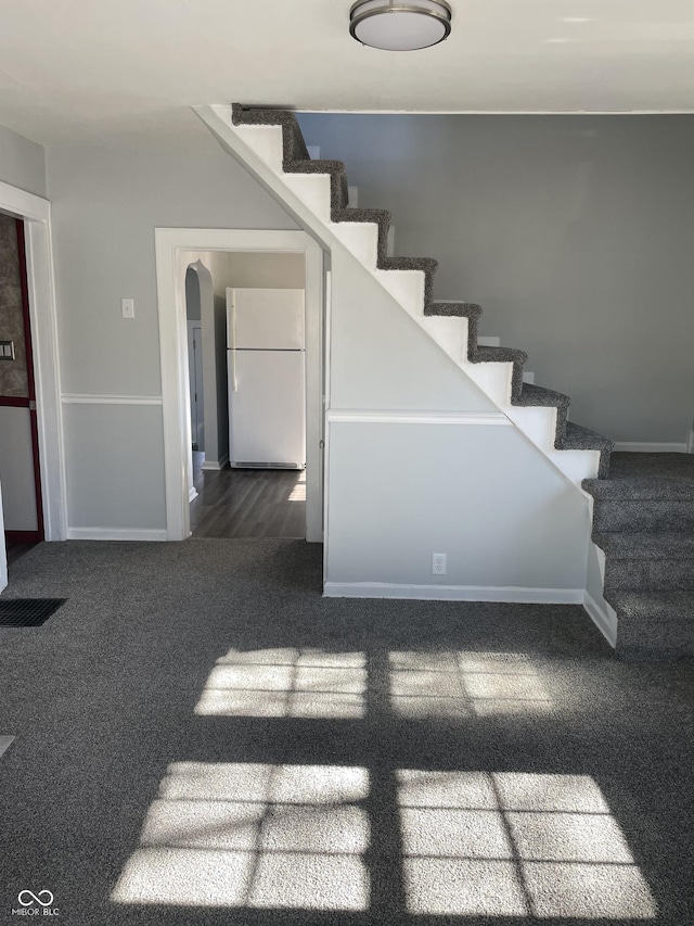 stairs with carpet