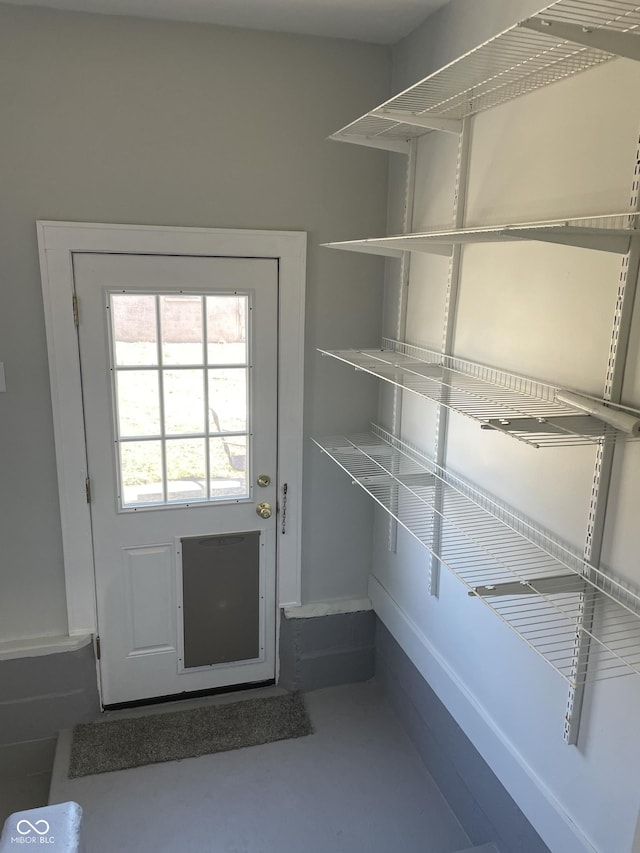 view of pantry