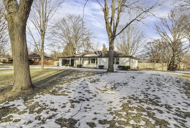 view of ranch-style house