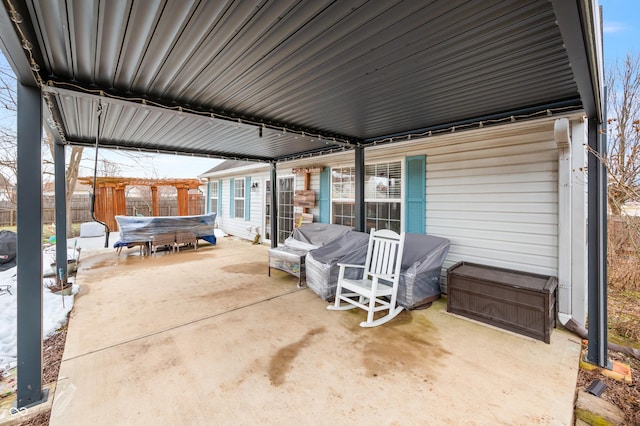 view of patio