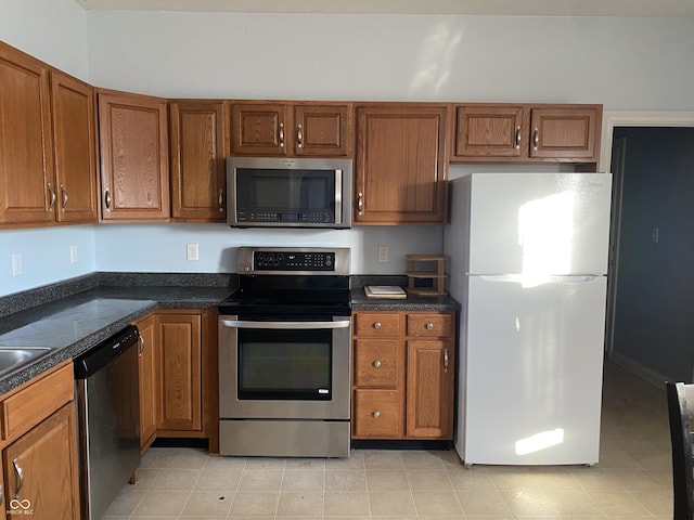 kitchen with stainless steel appliances