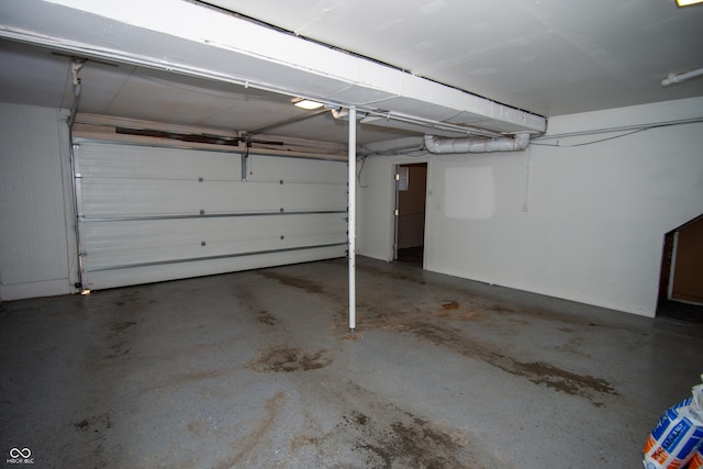 garage with a carport