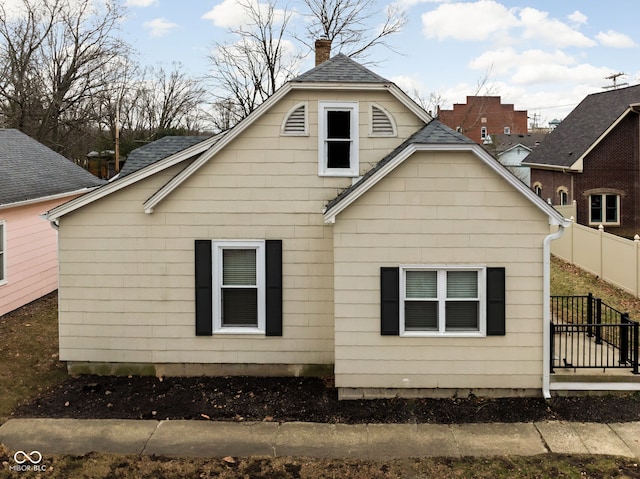 view of rear view of house