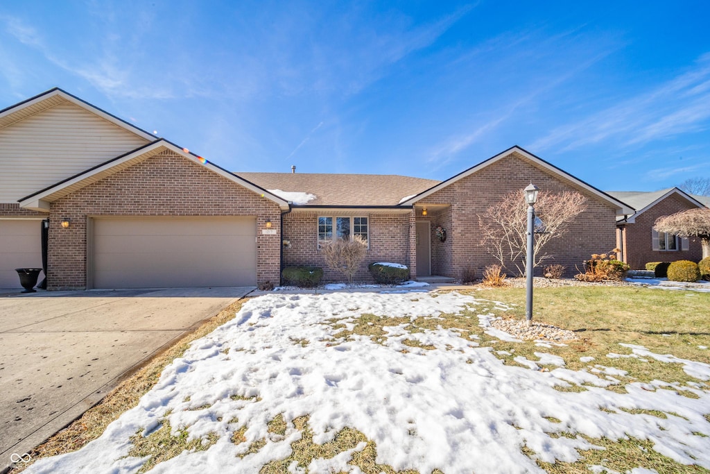 ranch-style house with a garage