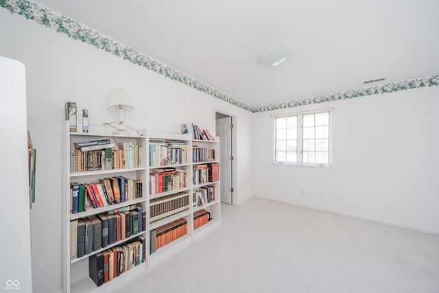 interior space with carpet flooring