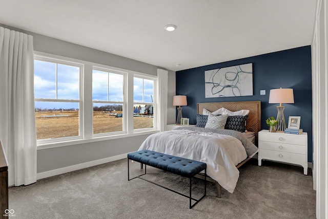 bedroom featuring carpet floors