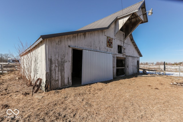 view of outbuilding