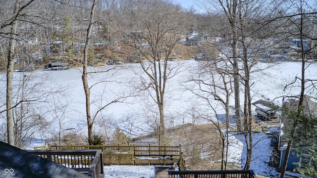 view of water feature