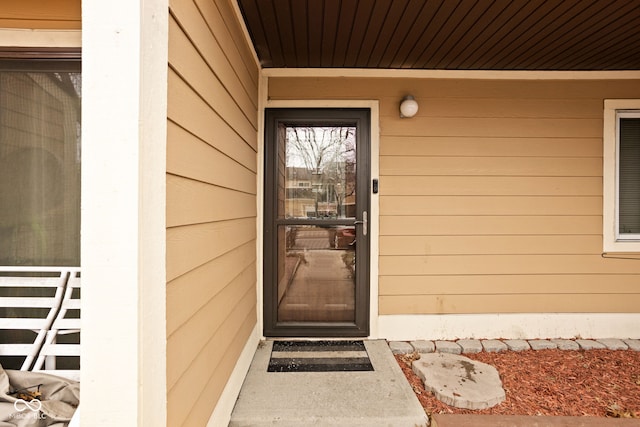 view of entrance to property