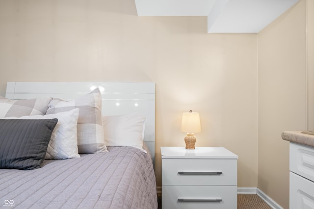 bedroom featuring carpet flooring