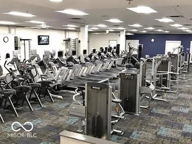 view of workout area