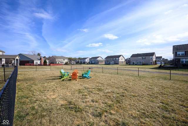 exterior space with a yard