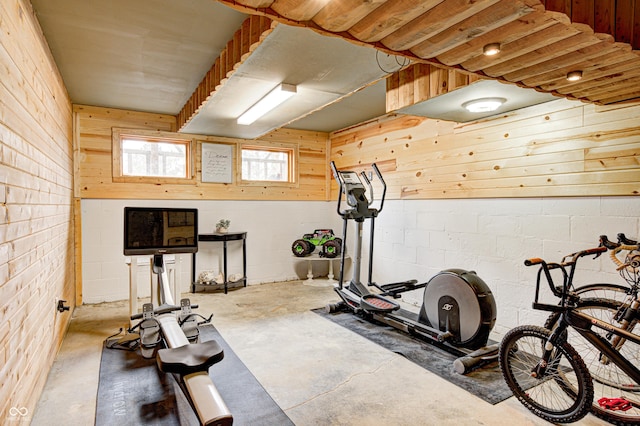 view of workout room