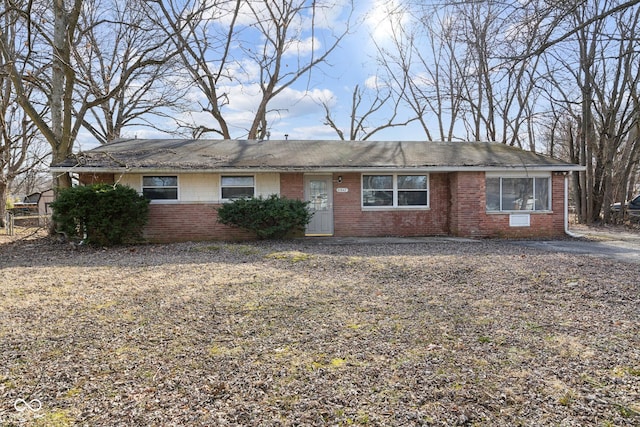 view of ranch-style home