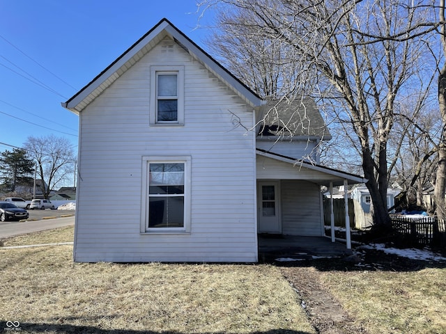 back of house featuring a patio