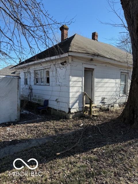 view of rear view of property