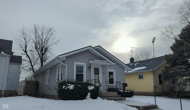 view of bungalow-style house