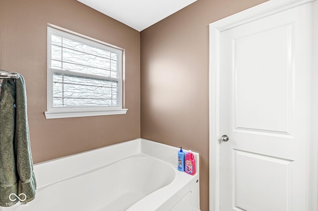 bathroom with a bathing tub