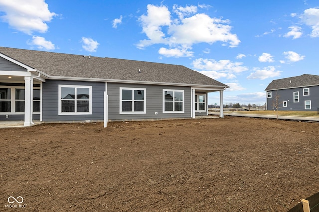 view of rear view of property