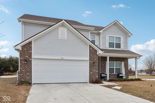 view of front of property with a porch