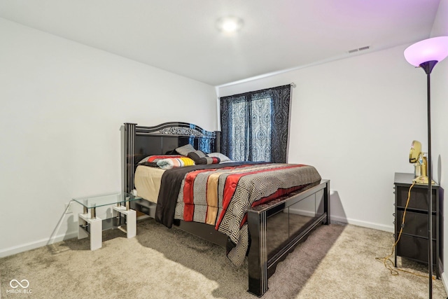 bedroom featuring carpet floors