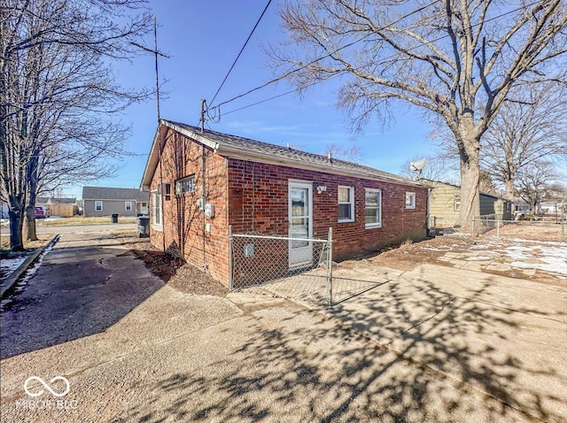 view of rear view of property