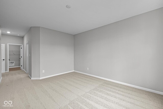 empty room with light carpet