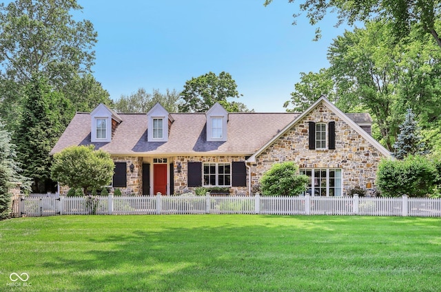 7837 Dean Rd, Indianapolis, IN 46240 - cape cod home with stone siding